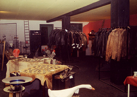 Alternatives Kaufhaus und Waschsalon in der frühen GrooveStation