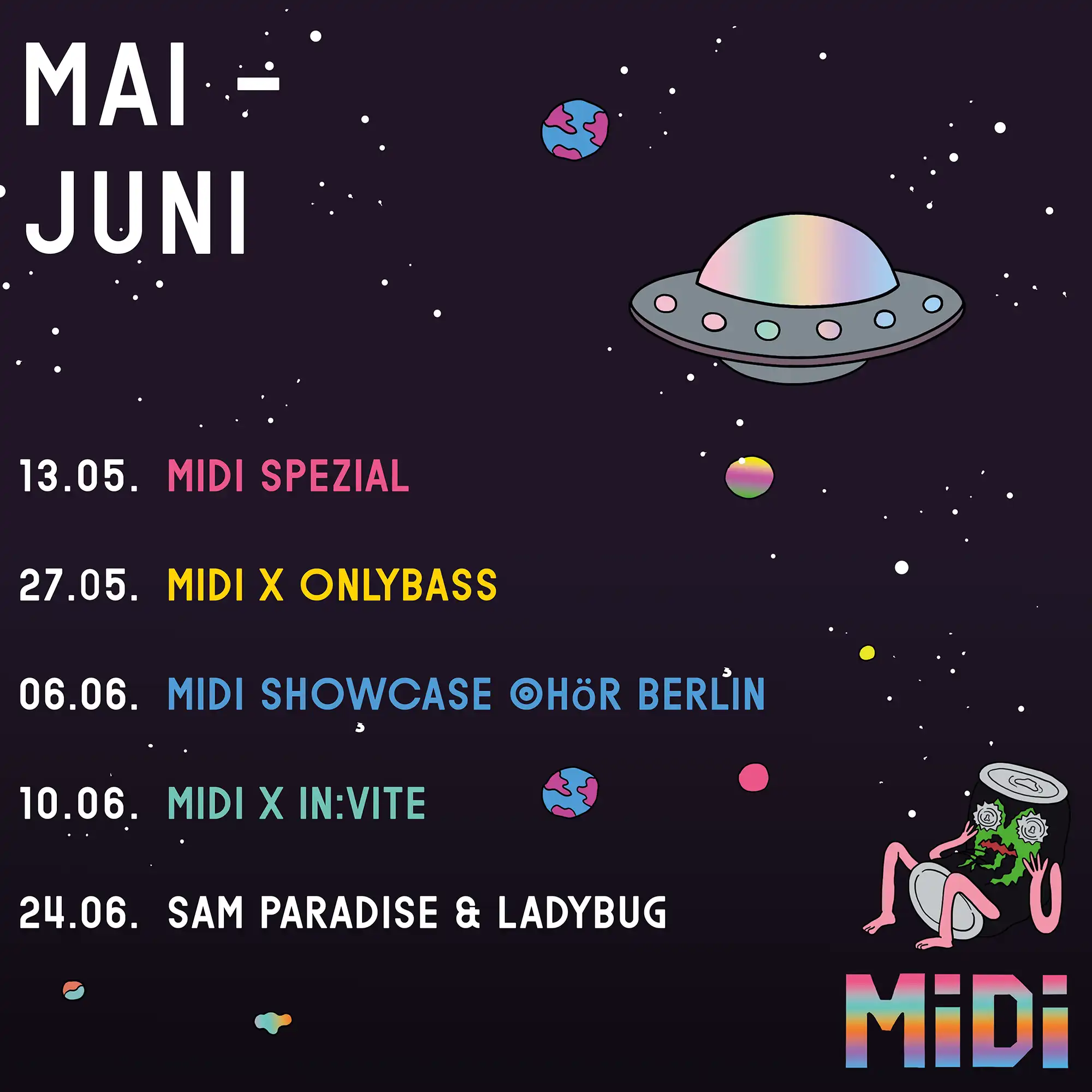 MiDi Programmvorschau